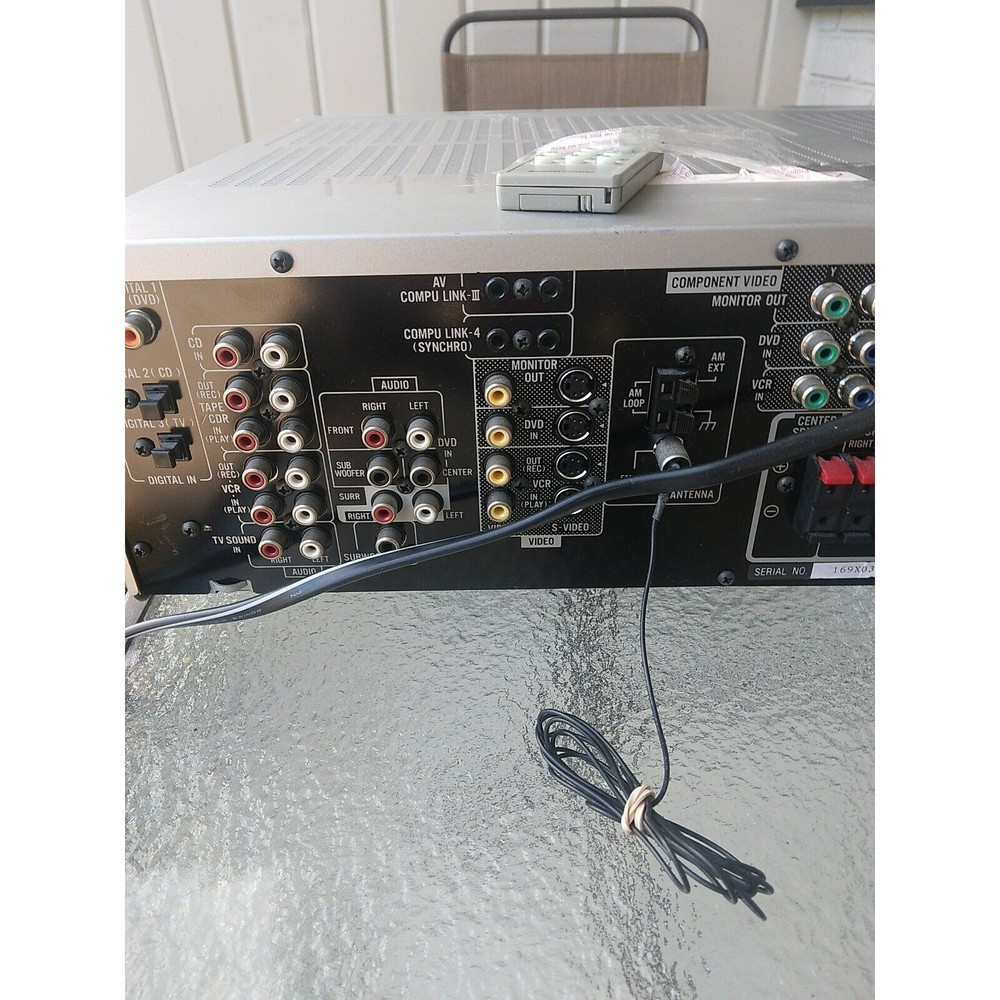 JVC RX-6042S Audio Video Bundle Control Receiver W/Remote - Picture 7 of 8